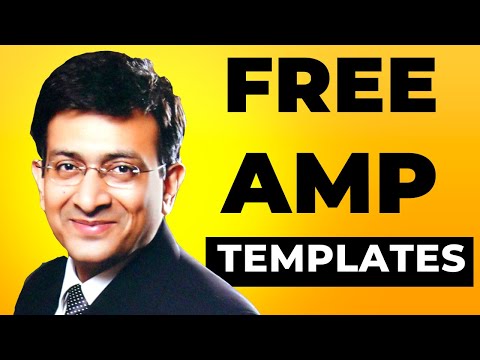 Free AMP PageSpeed Website Design Templates Designed For All Devices - Mobile Tablet And Desktop